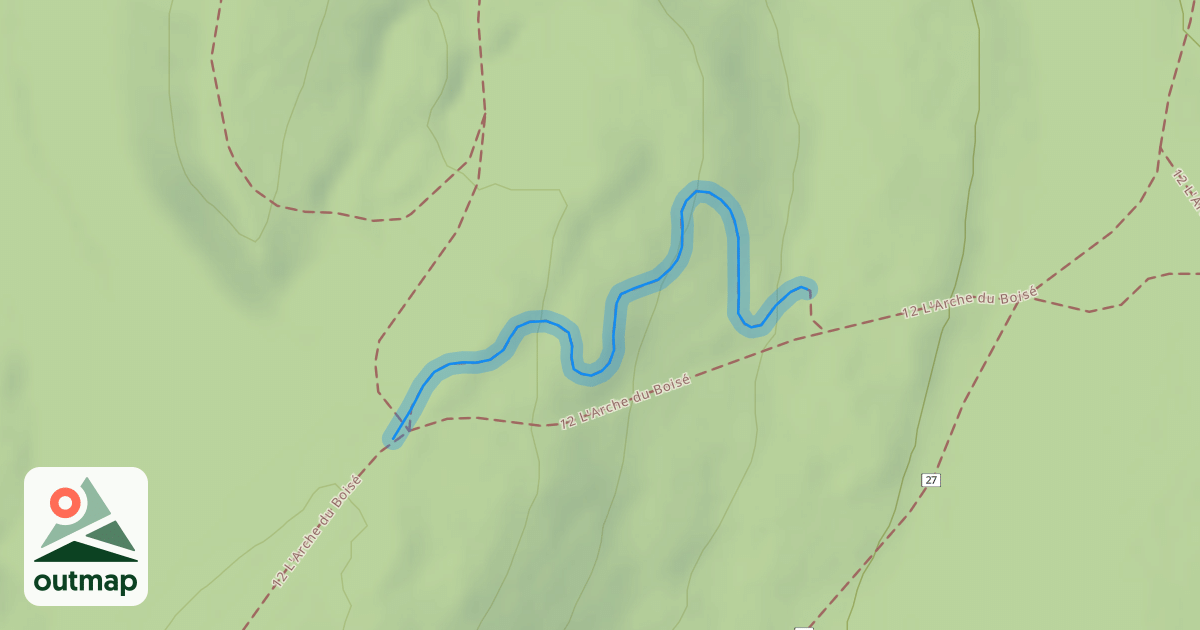 Map of 73 La Crême