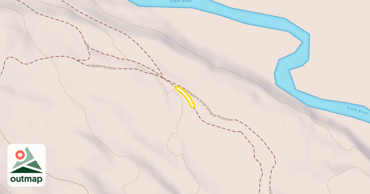 Map of Lower Loop Wide Path
