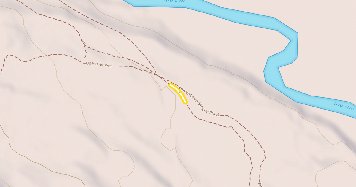 Map preview of Lower Loop Wide Path