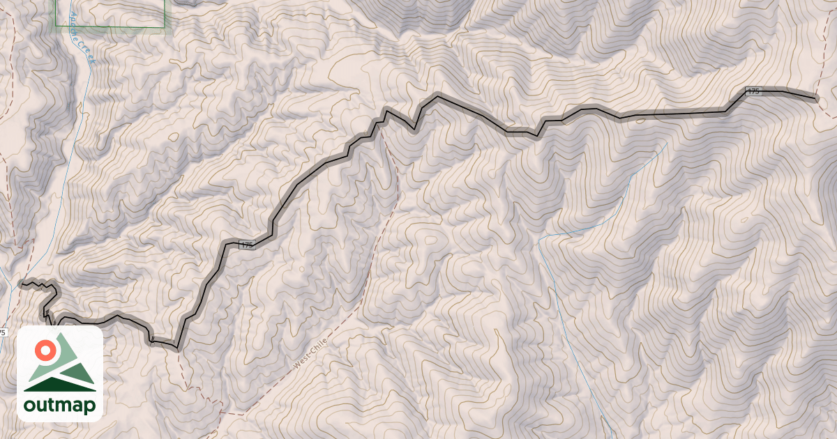 Map of Baldy Trail (175)