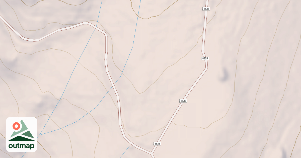Map of BONERIDGE T3
