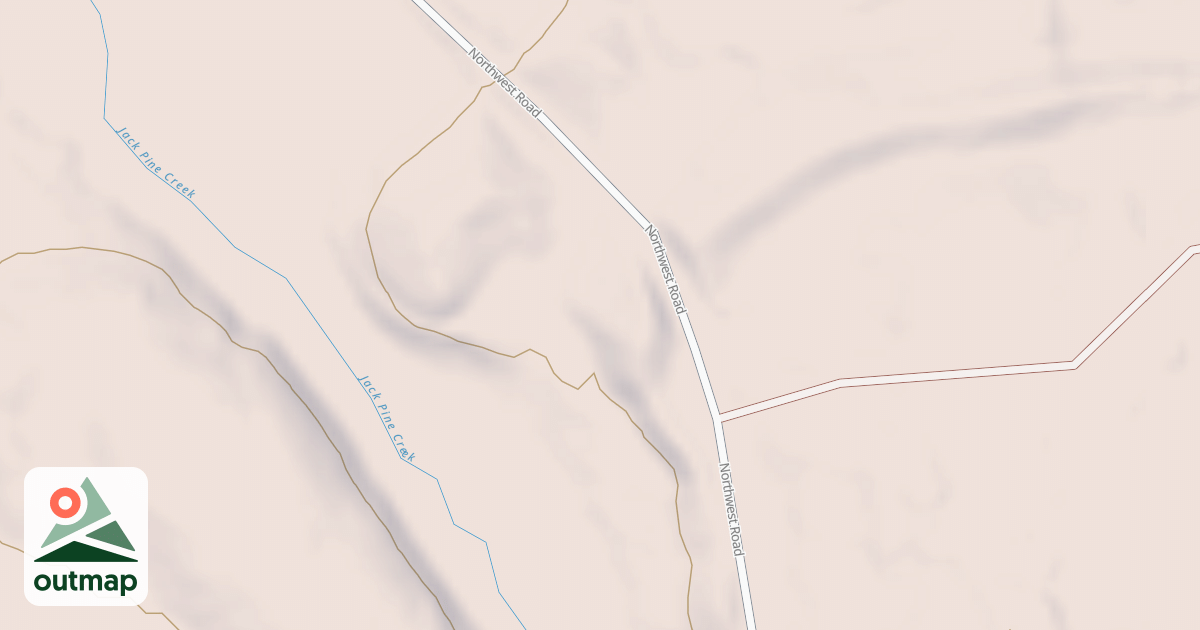 Map of JACKPINE CREEK GRAVEL PIT