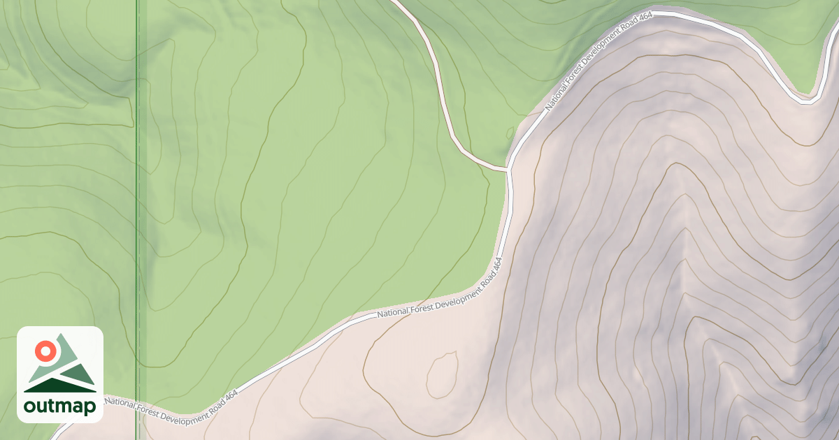 Map of CALISPELL DIVIDE