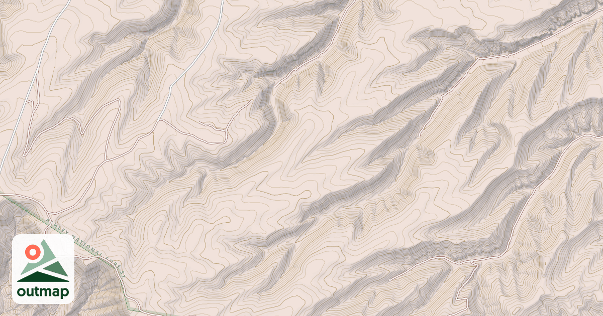 Map of Anthro Mtn. 3