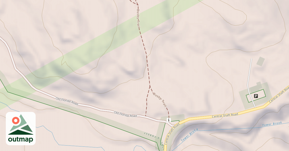 Map of Busby Trail
