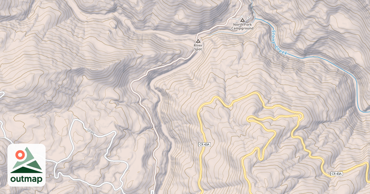 Map of NORTH FORK CROSSING