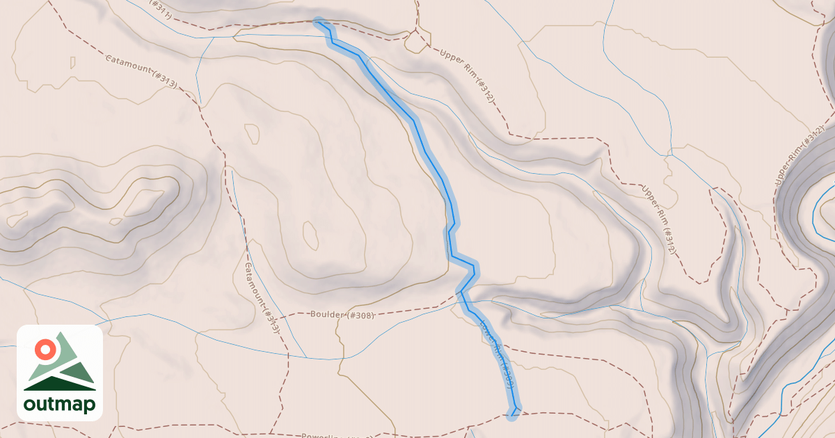 Map of Lower Rim (#309)