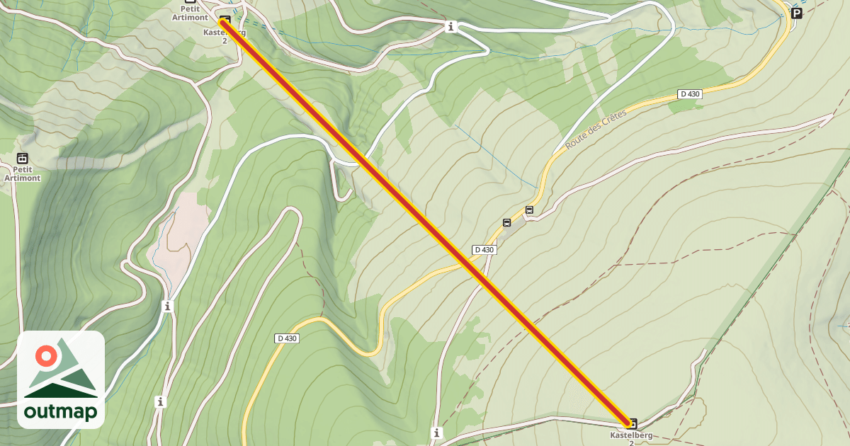 Map of Kastelberg 1