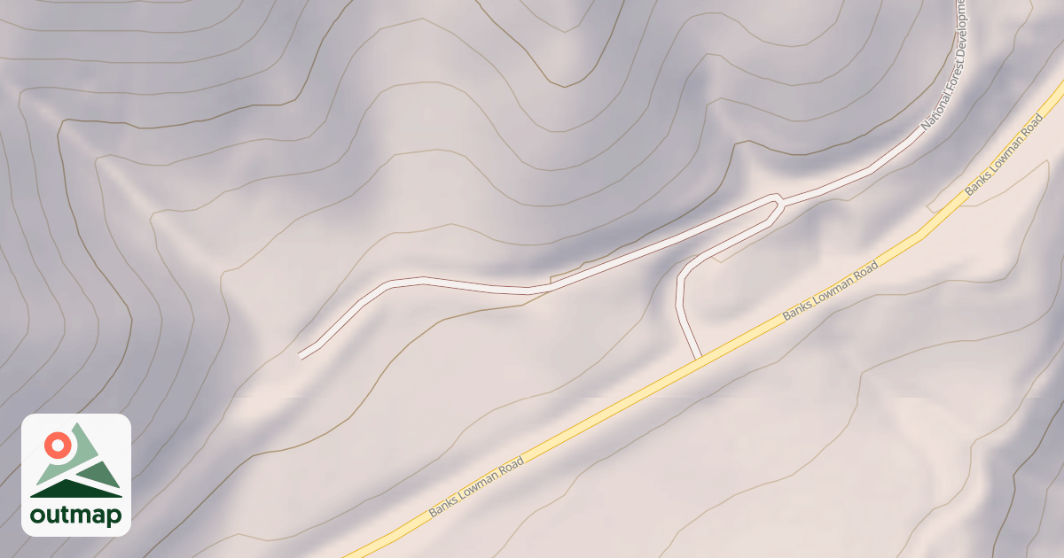 Map of DANSKIN TRAIL ACCESS
