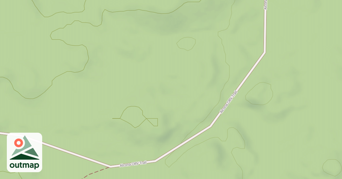 Map of ALCONA ATV TRAIL