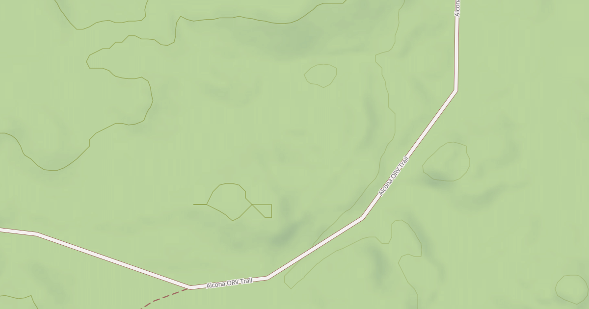 Map preview of ALCONA ATV TRAIL