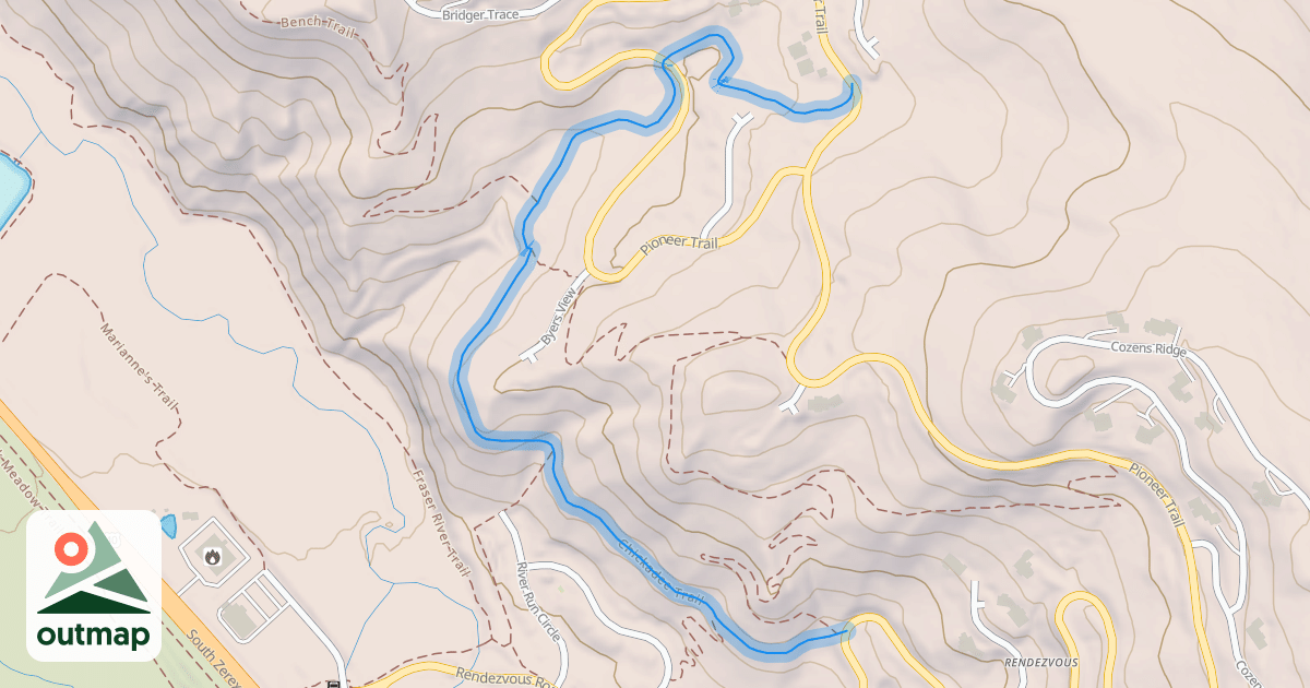 Map of Chickadee Trail