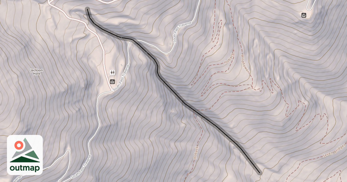 Map of Dicks Ditch