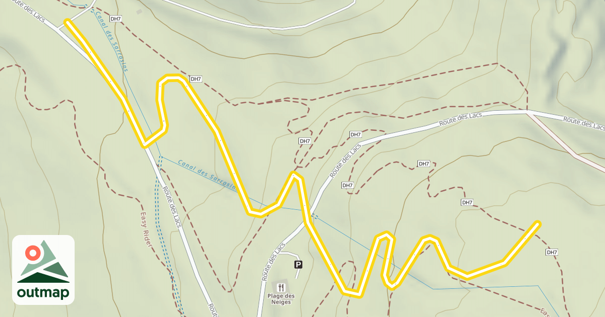 Map of Boucle de Poutran