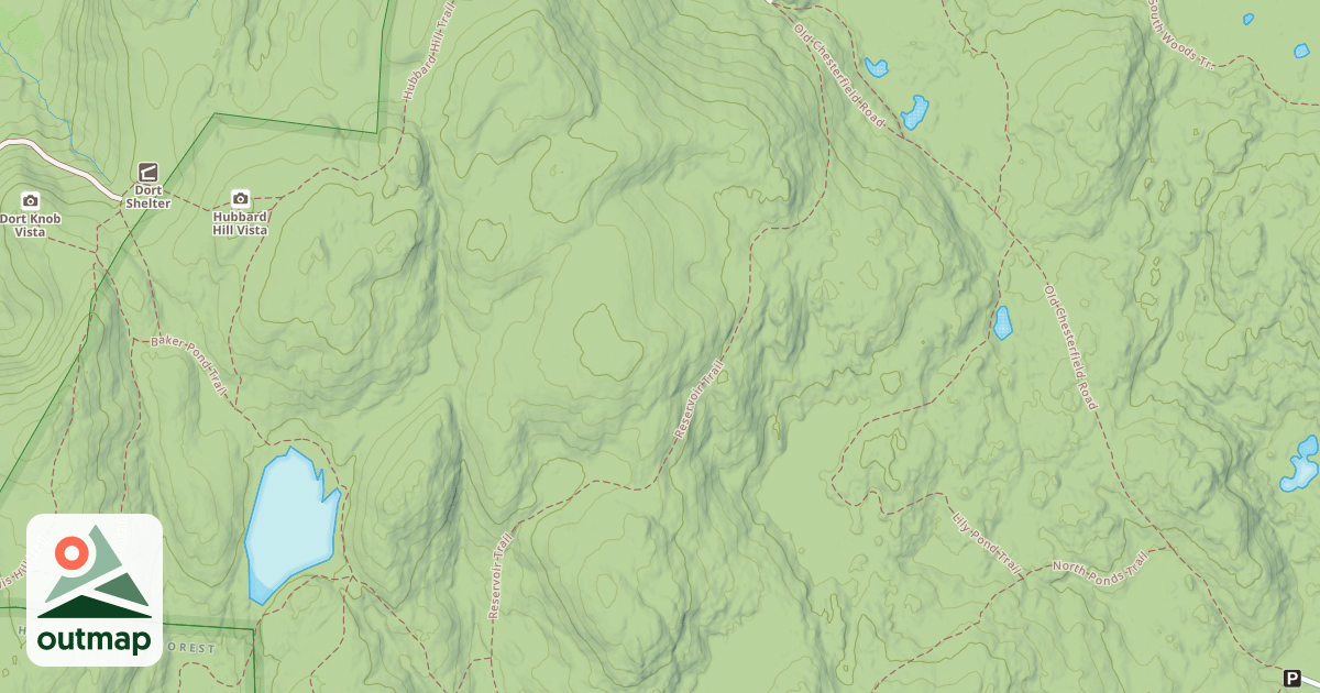Map of Reservoir Trail