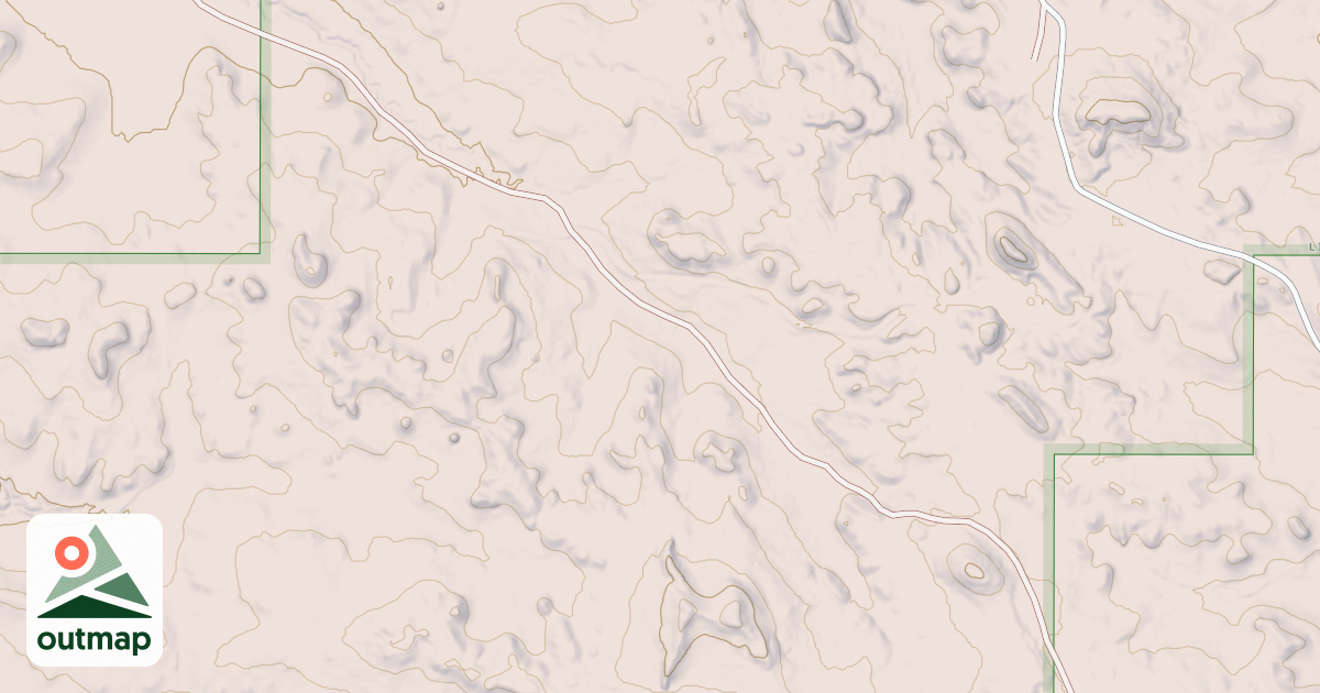Map of (FDR) W FLAT BUTTE