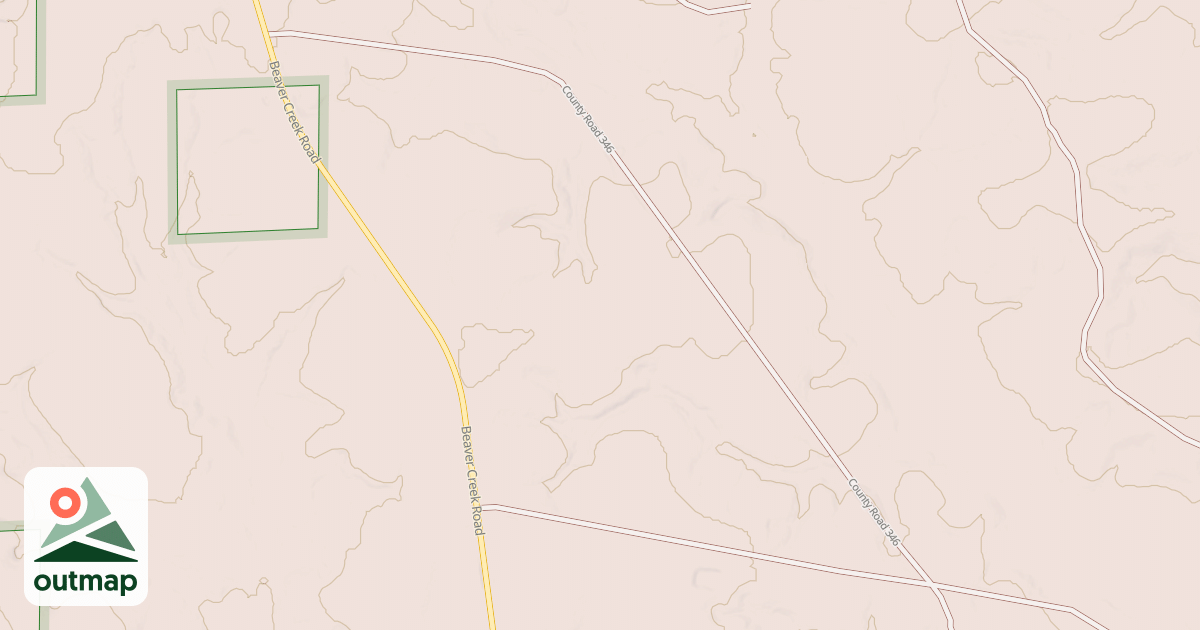 Map of PARKER SPRINGS
