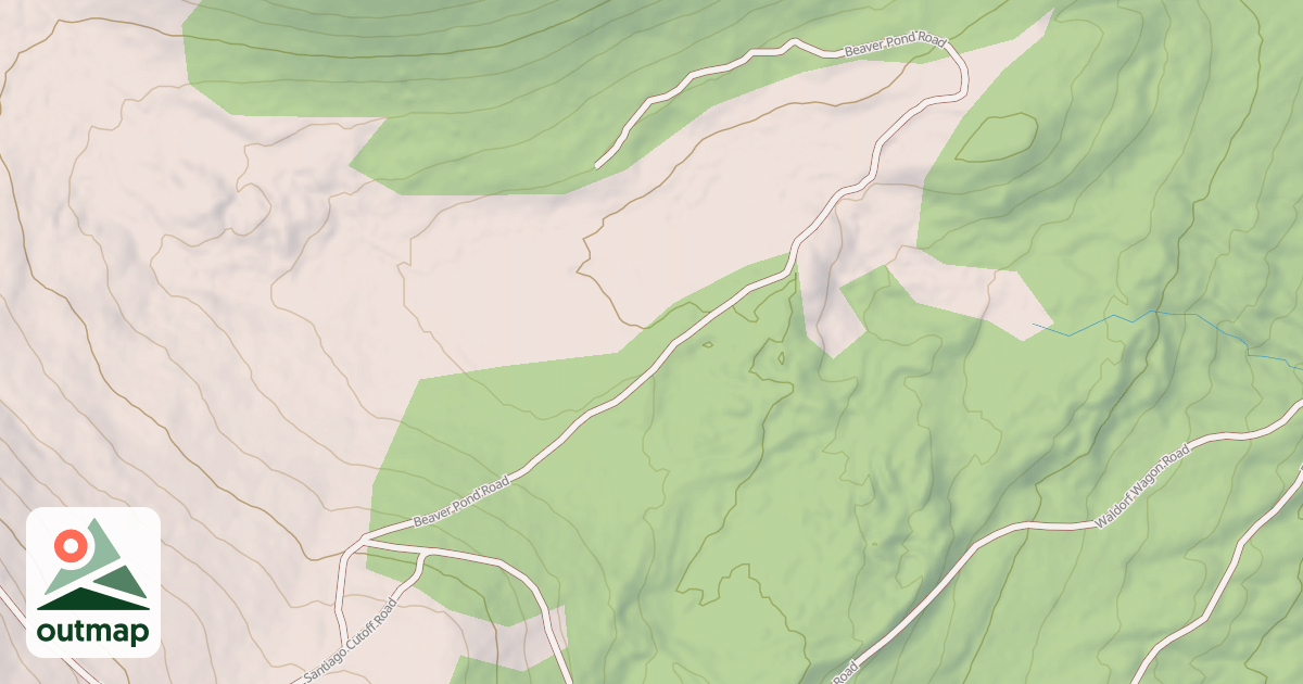 Map of BEAVER POND