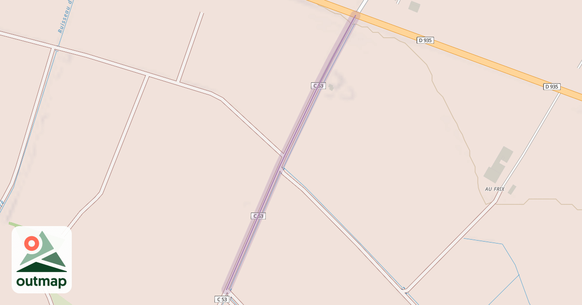 Map of Chemin de Misère