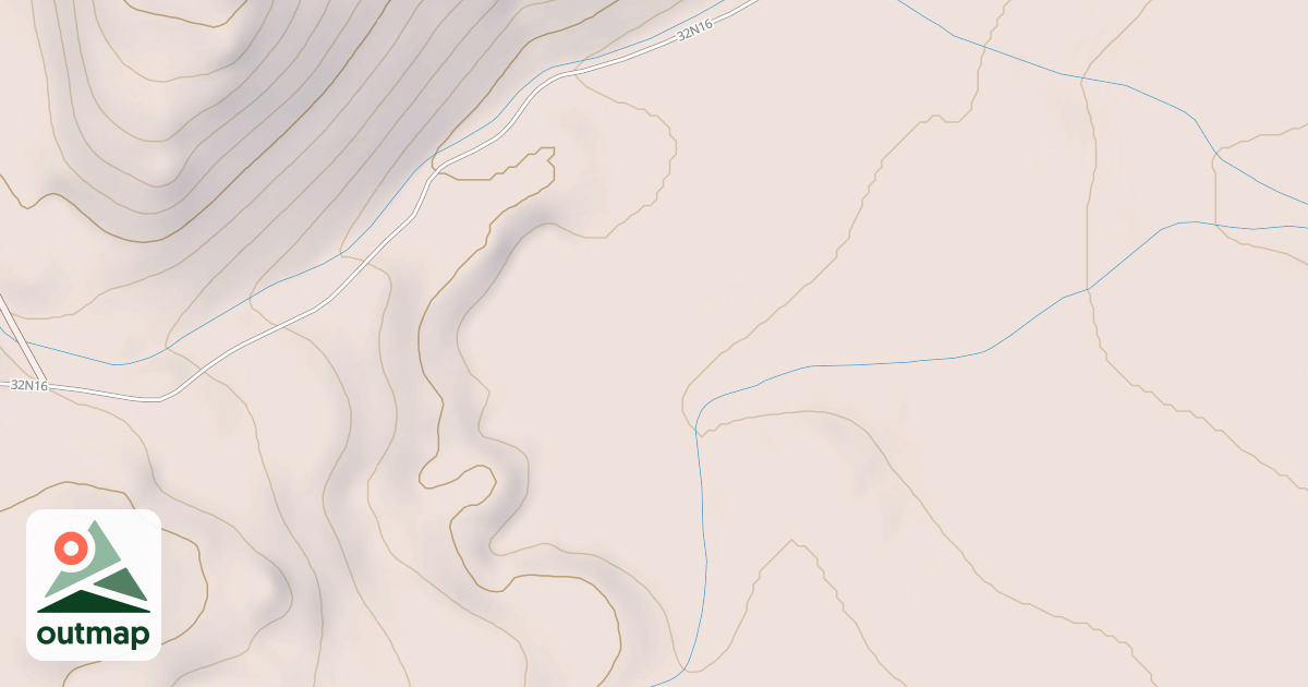 Map of BEAR WALLOW SPUR