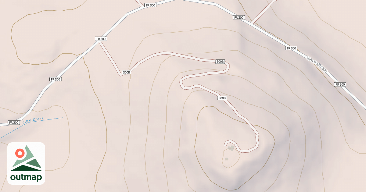 Map of BAKER BUTTE LO