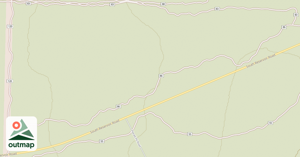 Map of Millican Plateau Tr 86