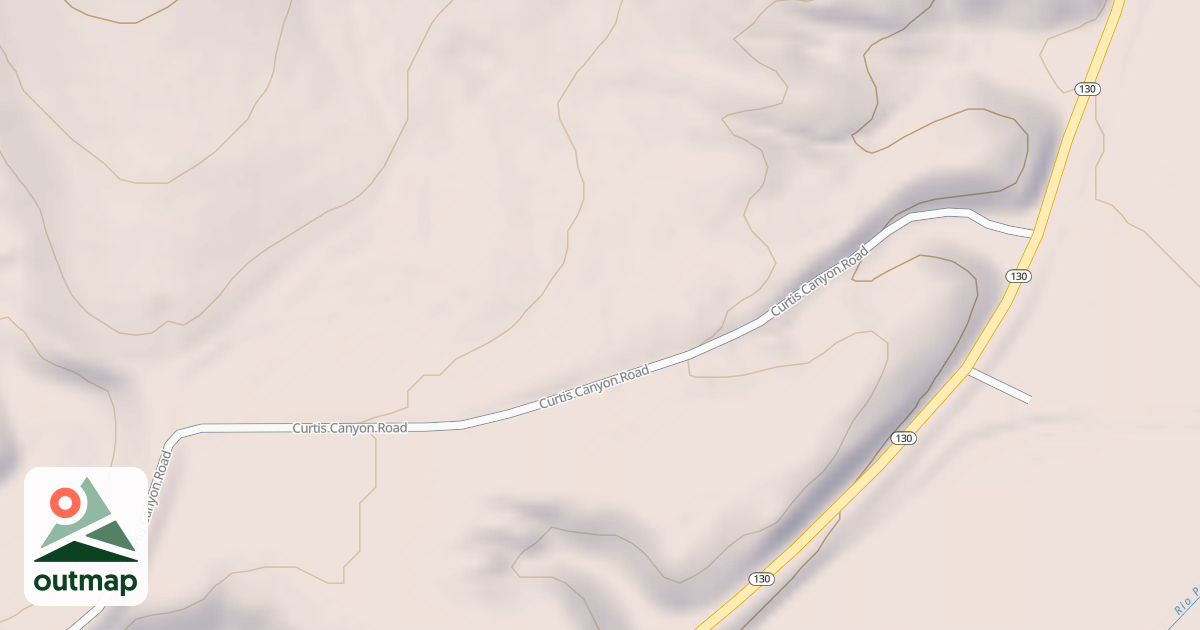 Map of CURTIS CANYON