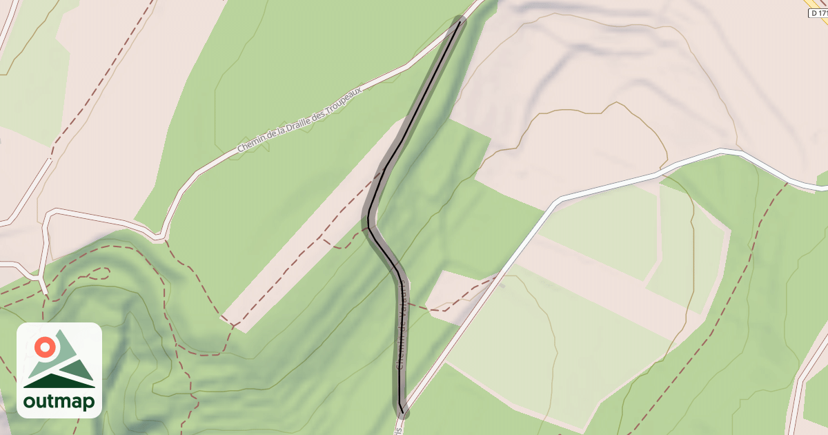Map of Chemin de Valauris