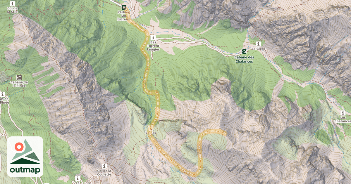 Map of Le Cucuit — Haute Rua