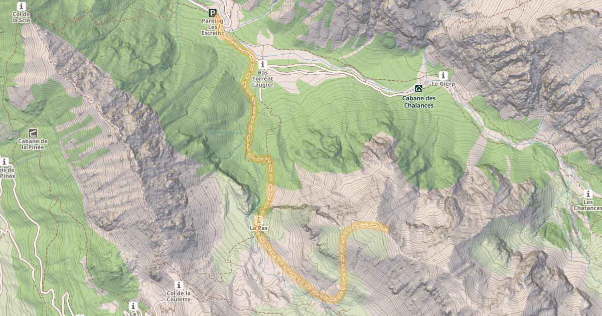 Map preview of Le Cucuit — Haute Rua