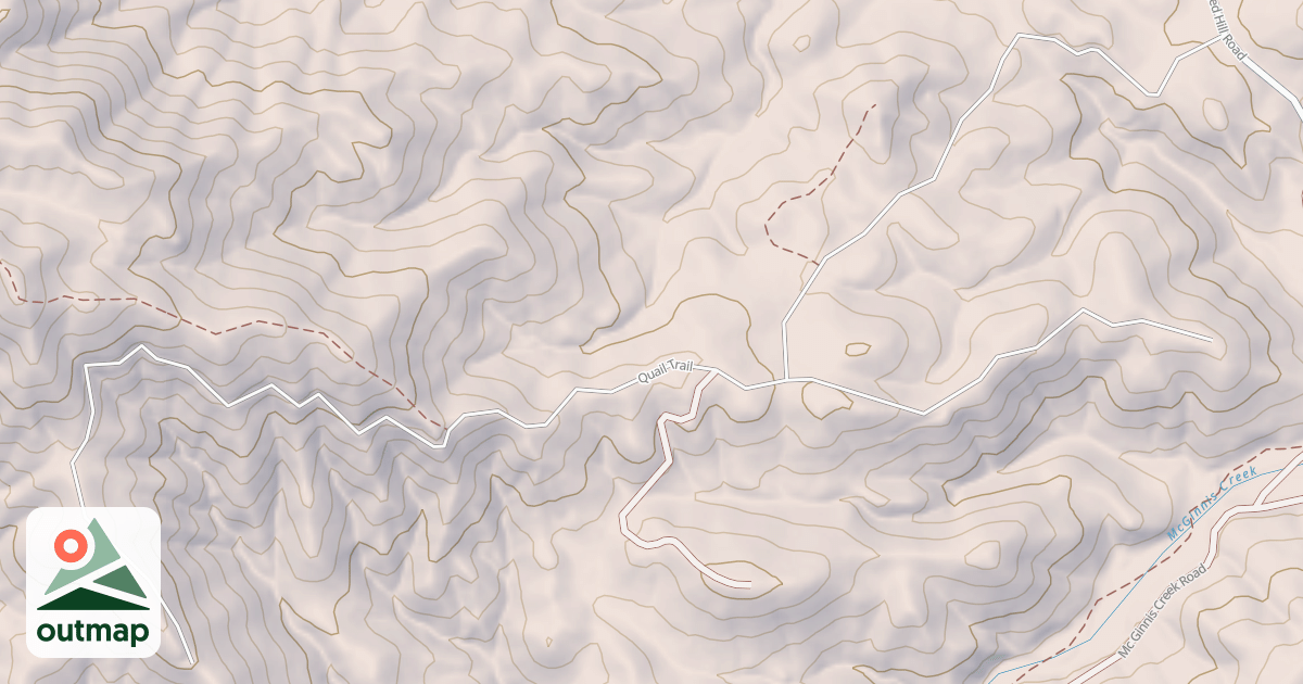 Map of USFS Motor Vehicle Use Map Trails 6869