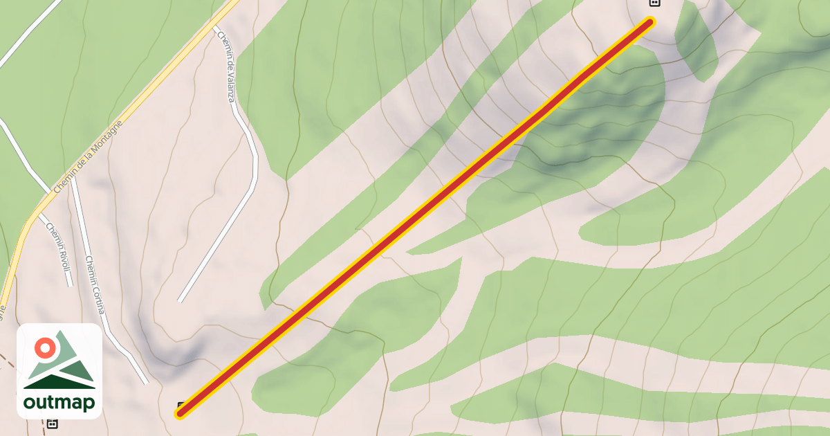 Map of A - Aiguille