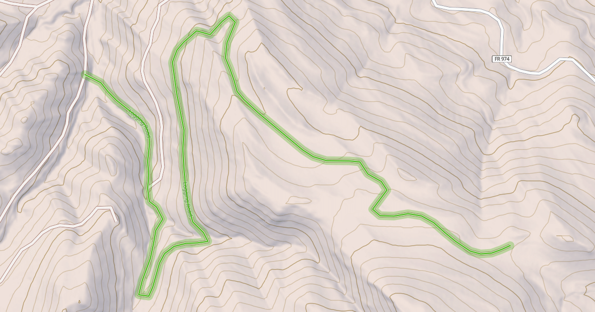 Map preview of Logging Road