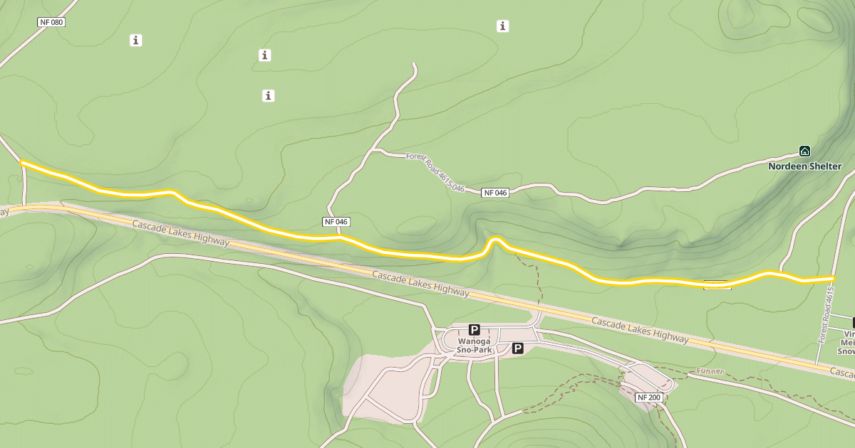 Map preview of Forest Road 4615-040
