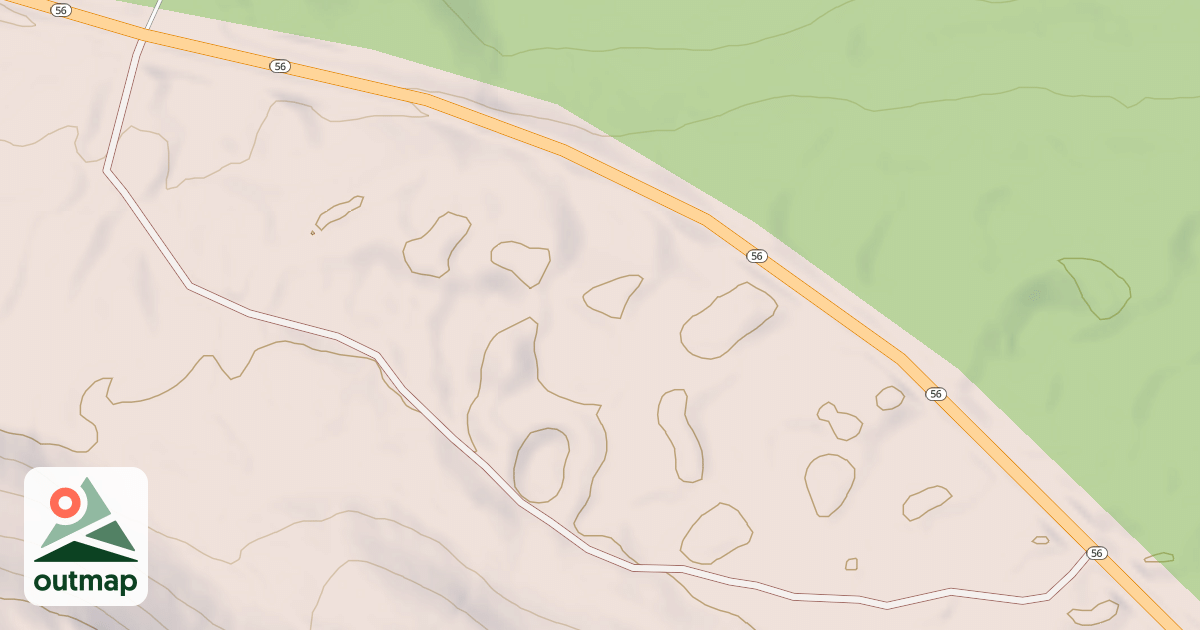 Map of PILLICK WEST