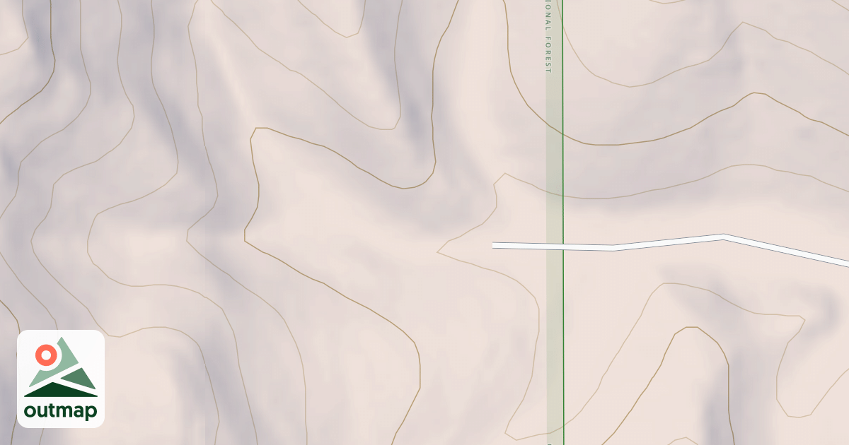 Map of MIDDLE FORK DRY CREEK