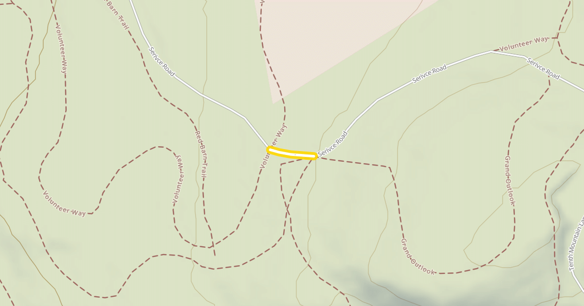Map preview of Serivce Road
