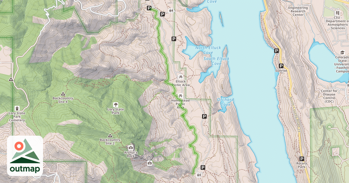 Map of West Valley Trail