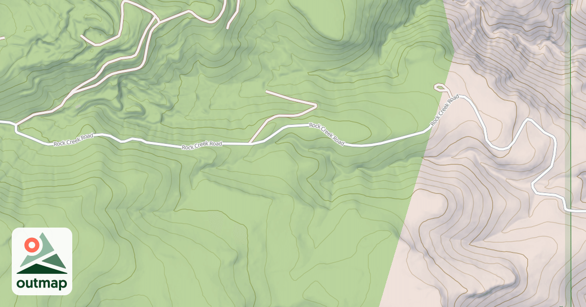 Map of B&B MINE ROAD