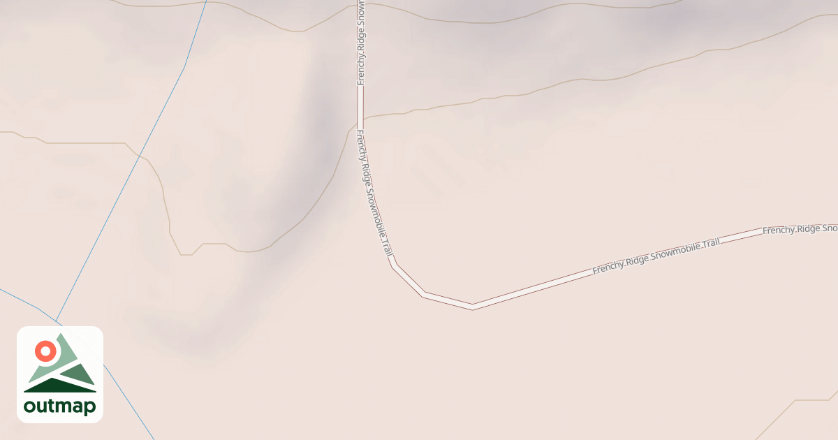 Map of Upper Twin Ski Trail
