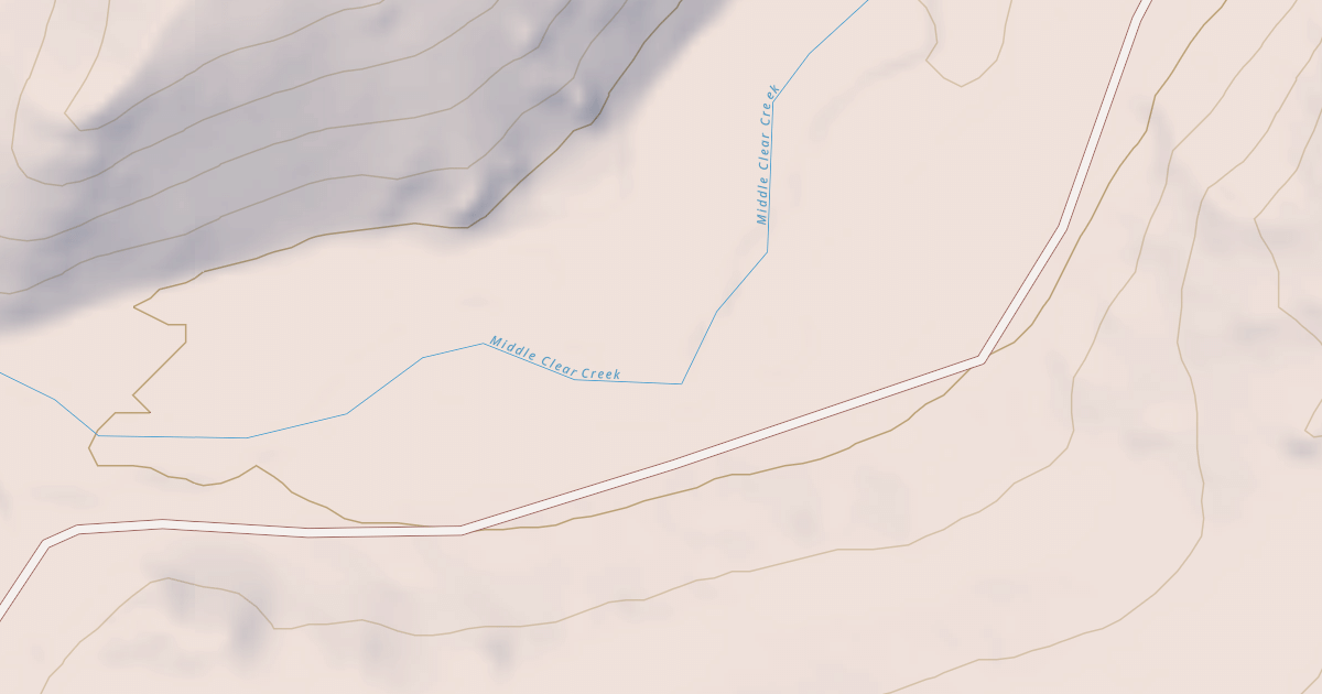 Map preview of MIDDLE FORK CABINS LOT V