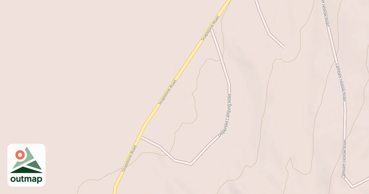 Map of DISPERSED CAMPING