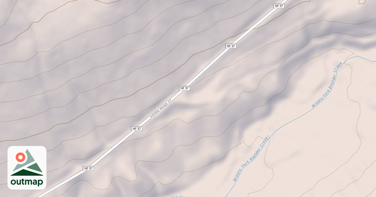 Map of FORKS BURN