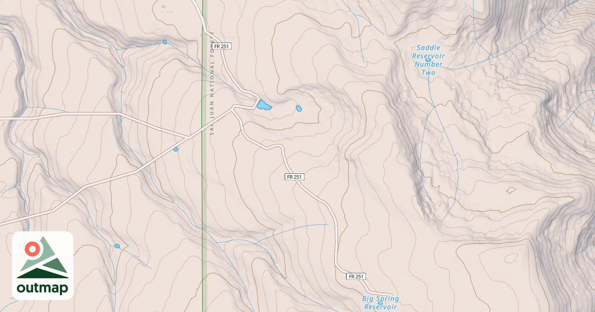 Map of GROUND HOG CUTOFF