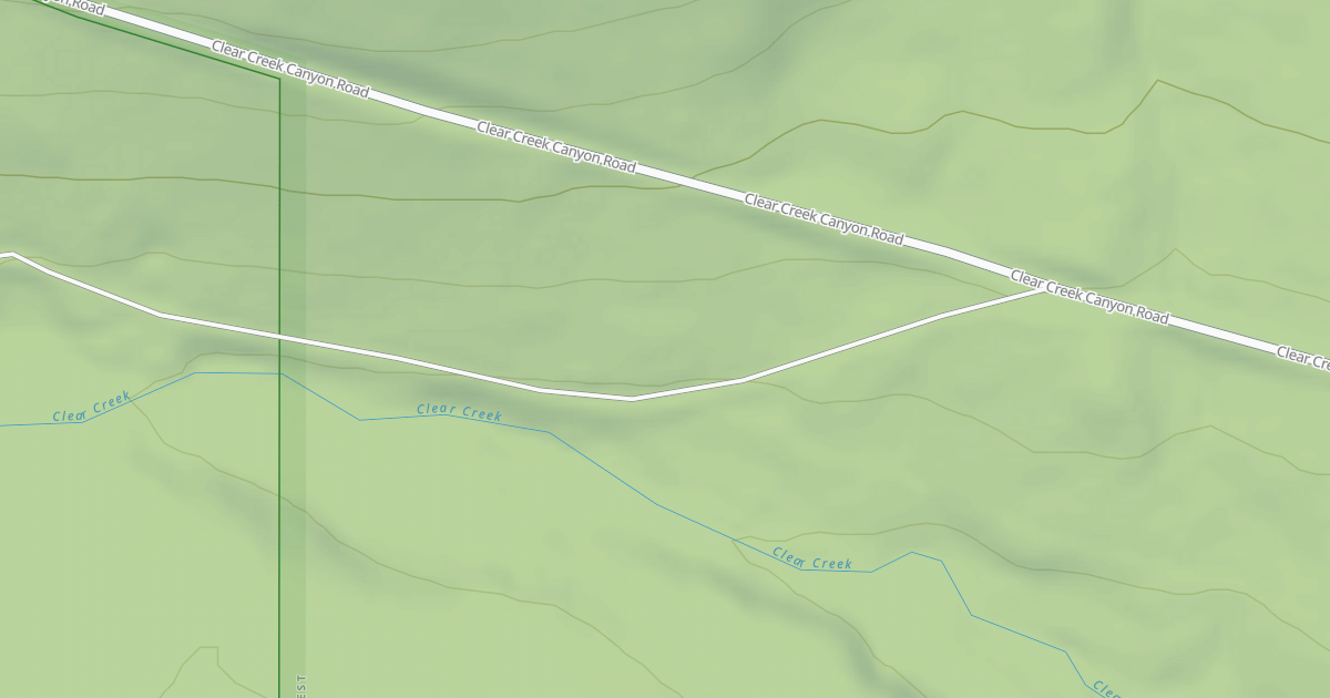 Map preview of USFS National Forest System Roads {C552DE87-ABA2-4614-9F79-0AF14E28159D}
