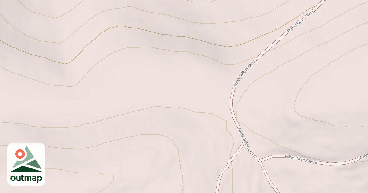 Map of USFS Motor Vehicle Use Map Trails 244105010602