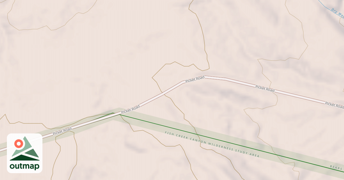 Map of BLM National GTLF Public Motorized Roads 0e6ef0a9-695b-4371-a92c-742a7c694d96