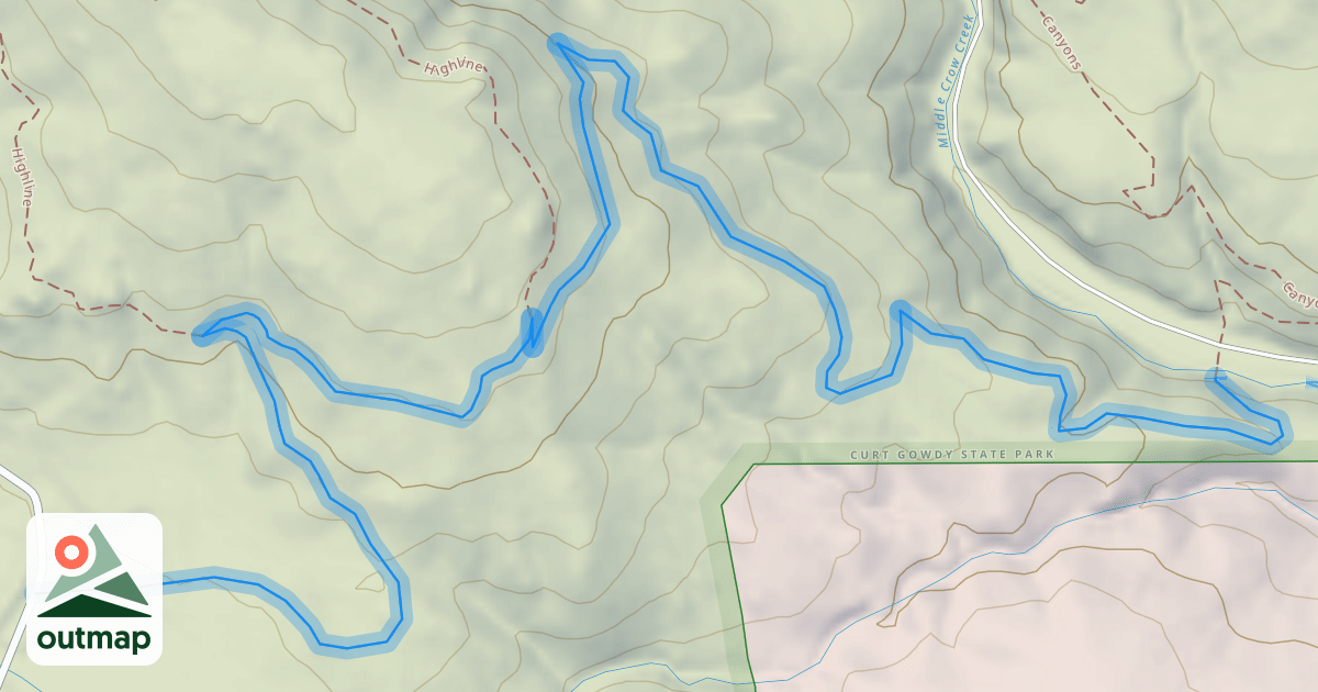 Map of Canyons