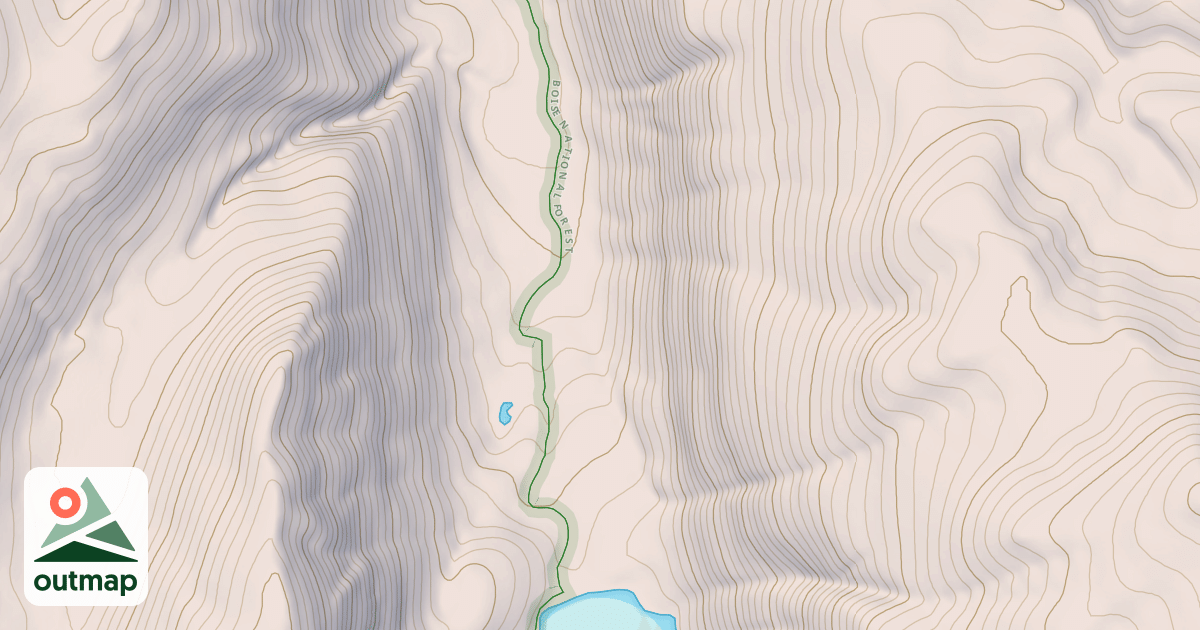 Map of Caton Creek