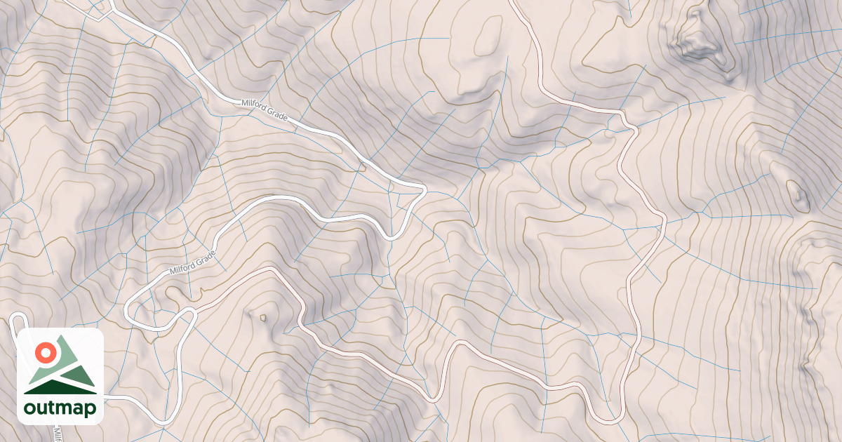 Map of EAST CANYON